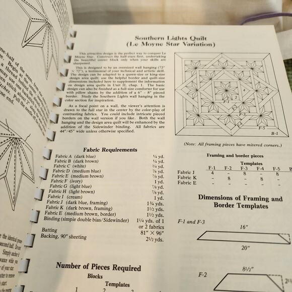 Lot of 2 Carla J Hassel Quilting Books Super Quilter I & II Vtg 1980s Patterns - Picture 14 of 16